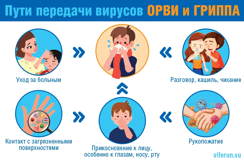 Способы передачи вирусов у детей